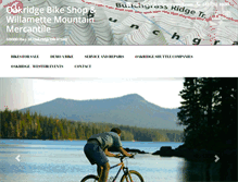 Tablet Screenshot of oakridgebikeshop.com